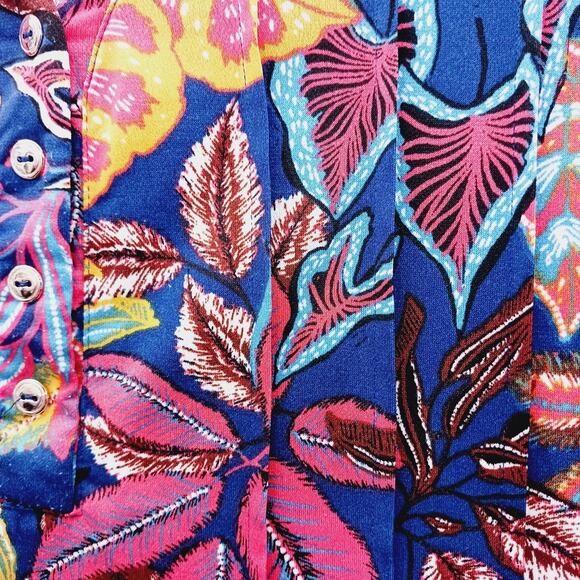 Top Size L Leaf Whimsycore Artsy Maximalist Boho Whimsycore Eclectic Grandma Y2K - Picture 4 of 15